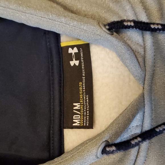 Under Armour - Grey Camo Logo hoodie US M (Loose fit) - Picture 3 of 4